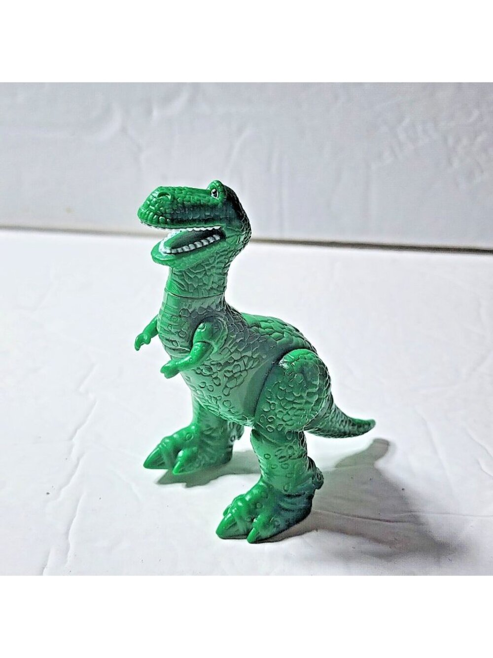 Mattel Toy Story REX T-Rex Tyrannosaurus Dinosaur Green Figure PVC 2010 4"